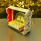 Wooden Meenakari Jhula Singhasan Indian Traditional Laddu Gopal Swing Palna with Peacock Design for Pooja Mandir Kanha Ji Krishna Aasan - Janamashtami Favor Housewarming Gift